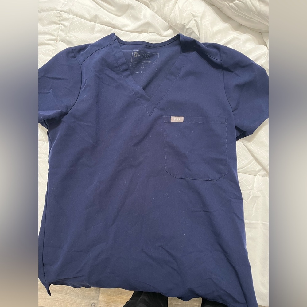 Figs Navy Scrub Set